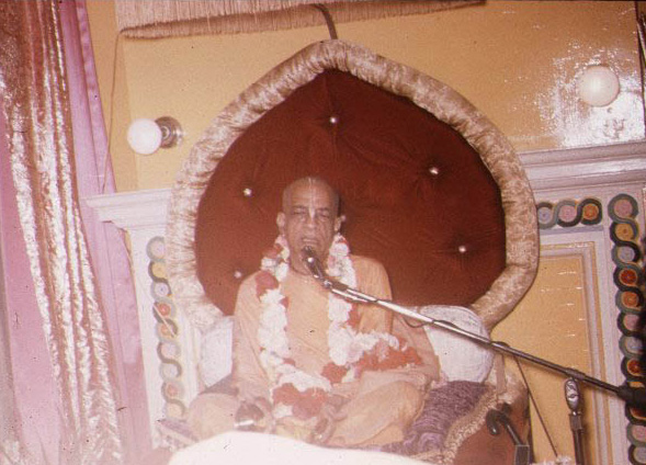  Июль 1971 года, Детройт. Шрила Прабхупада в храме Детройта